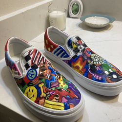 Custom Vans Size 4