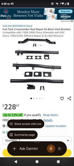 GM frame repair parts
