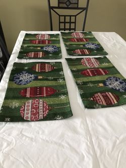 Christmas placemats.