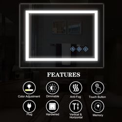 LED Mirror for bathroom