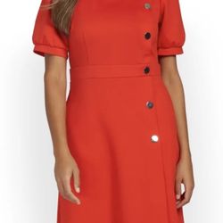 New W/Tags Woman's NY & Co SHEATH Dress Size Large