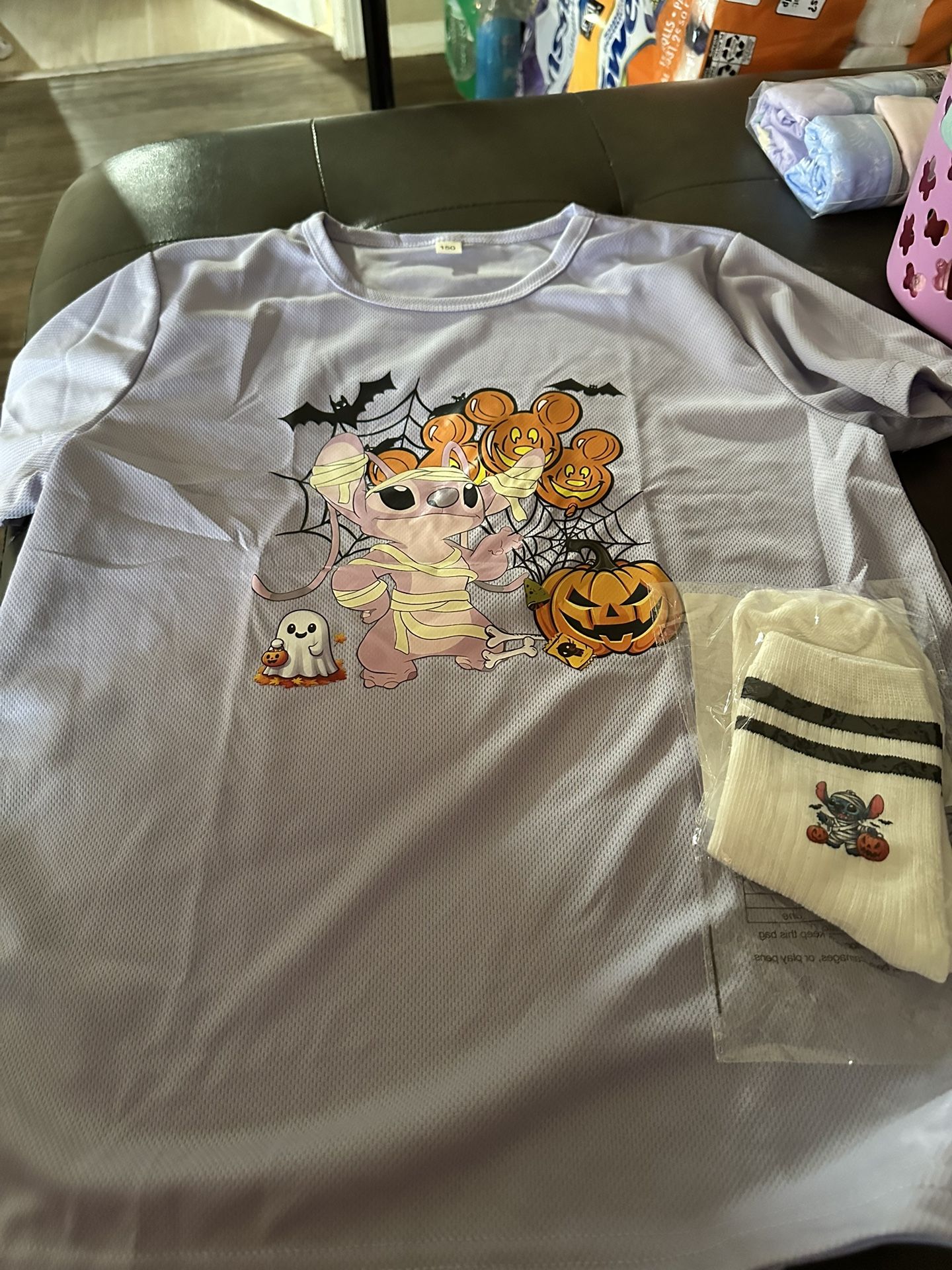 Halloween shirt and socks