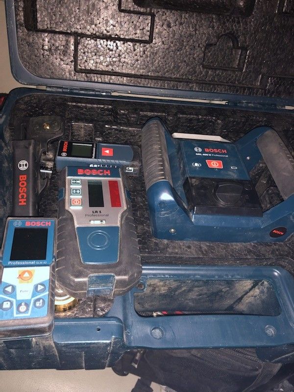 Bosch GRL 400 H Laser level With Extras