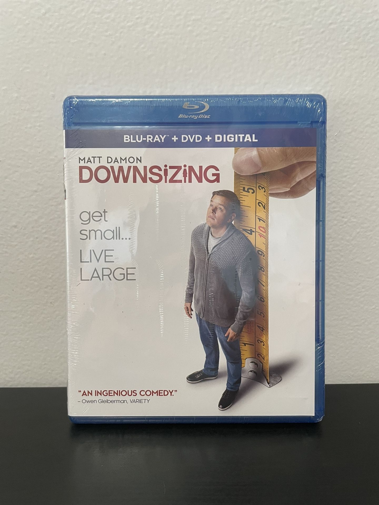 Downsizing Blu Ray DVD Combo NEW SEALED Matt Damon Movie 2017