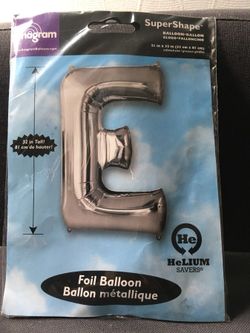 Letter E ballon