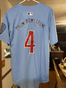 PCA Pete Crow-Armstrong New City Connect Blue Jersey