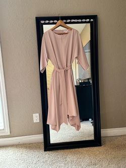 Beautiful pink mid calf dress