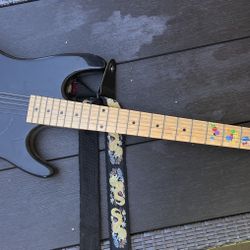 Electric Guitar With Amp