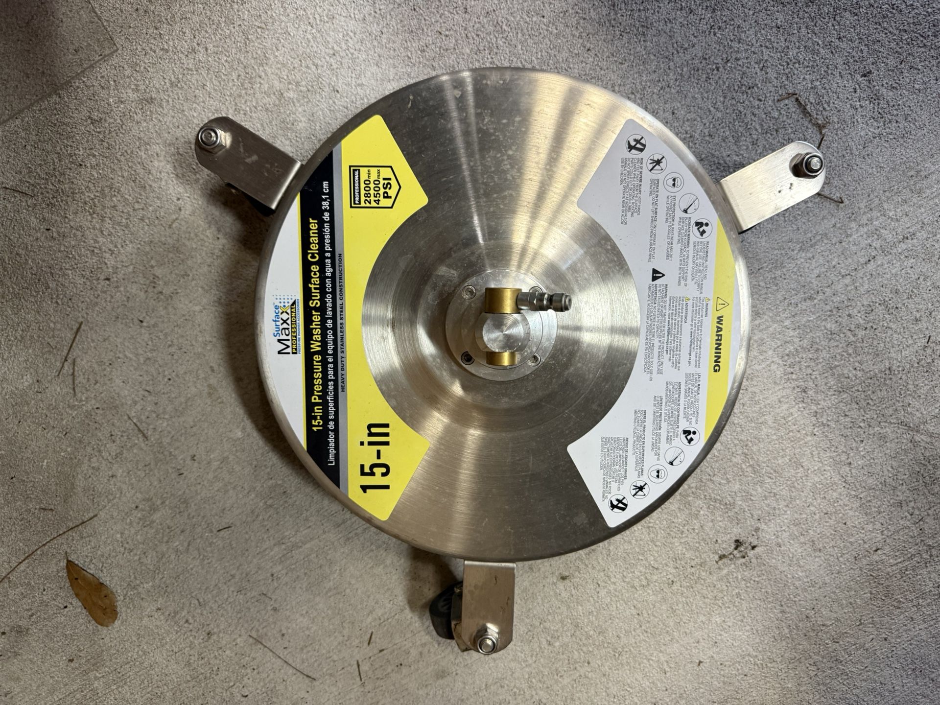  15 Inches Pressure Washer FOR FLOORS , Patios Etc. 