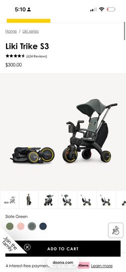 New Doona liki 3 tricycle used twice