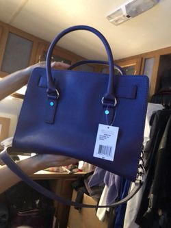 Hamilton EW leather satchel purse.