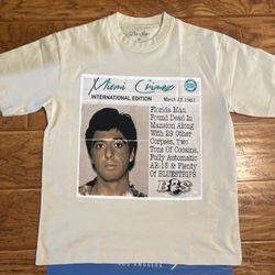Blue Strip Shirt Scarface 