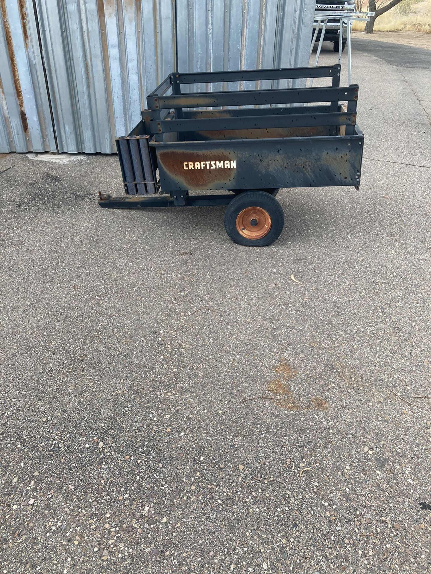Craftsman Pull Behind Cart Tractor
