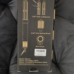 Hair Styler Hair Dryer Brush - 110,000 RPM High-Speed Hot Air Styler,Multi Stylers with Auto-Wrap Curler, Professional Blow Dryer Brush for Fast Curli