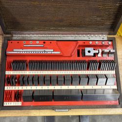 Starrett Webber SS88A1X Gage Block Set - 90+ Pcs. - Square, Steel, Imperial machinist tool cnc haas