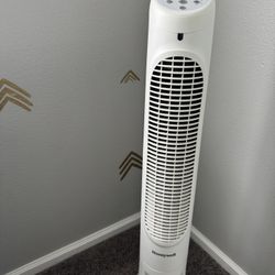 Honeywell HYF260 Quiet Set Whole Room Tower Fan, White