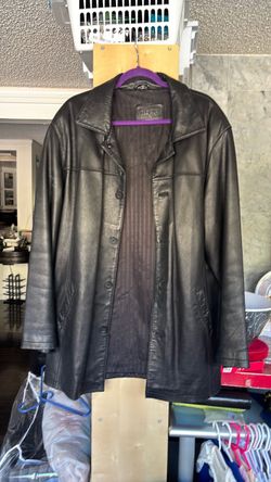 alegre uomo genuine leather coat