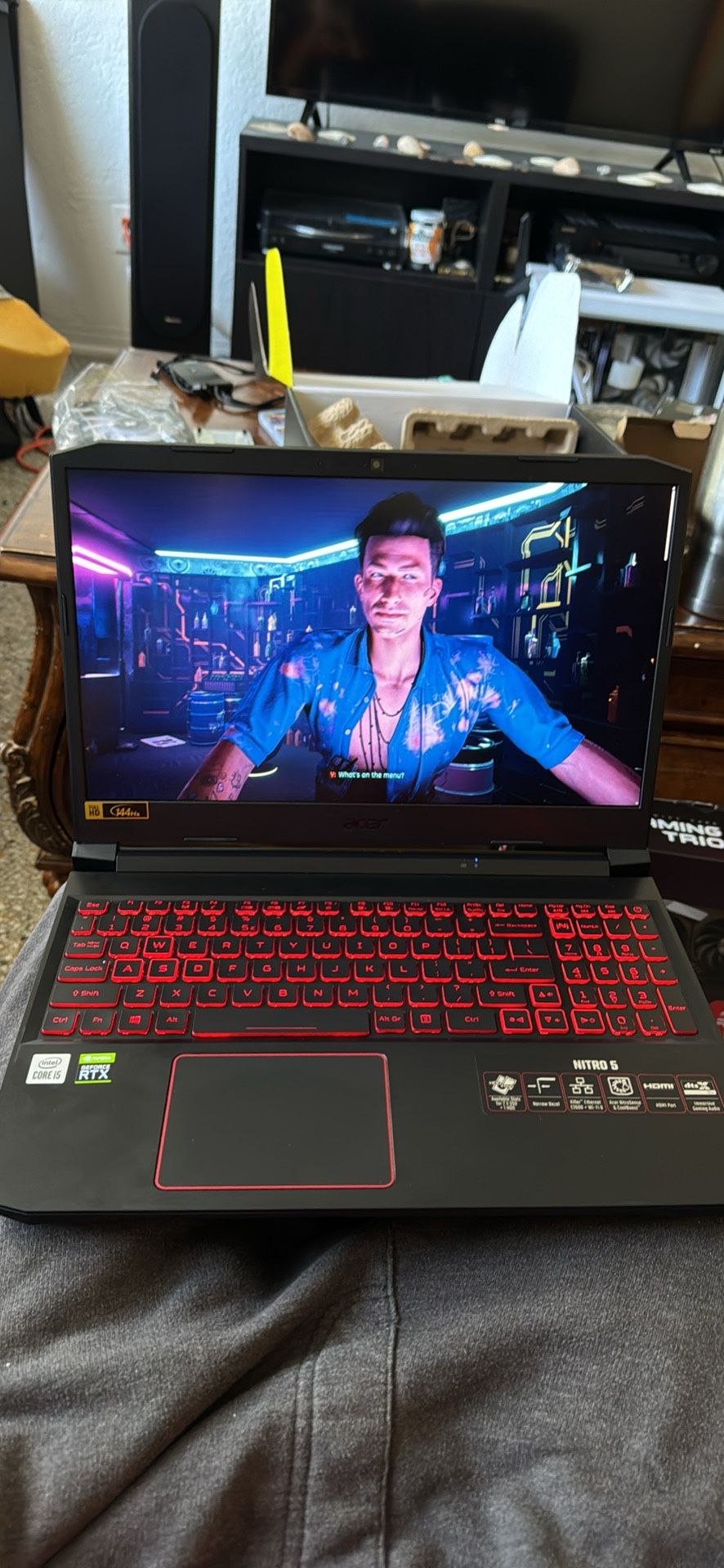 Acer nitro 15 RTX and fully upgraded gaming laptop 32gb fury impact ram and 2tb 990 pro Samsung ssd