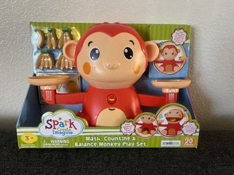 Math Counting Balance Monkey Play Set