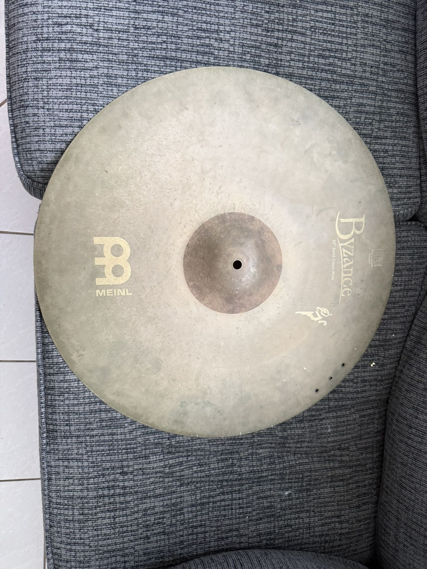 Meinl Byzance 22” Sand Crash-Ride