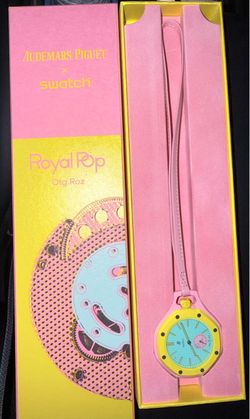 Swatch x Audemars Piguet AP Bioceramic Royal Pop Savonnette Otg Roz