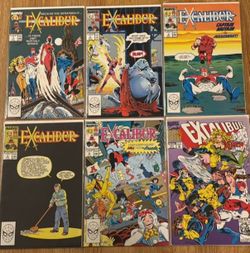 Marvel Excalibur Comic Lot – #1–5 + Excalibur vs. X-Men Special | Chris Claremont | Alan Davis
