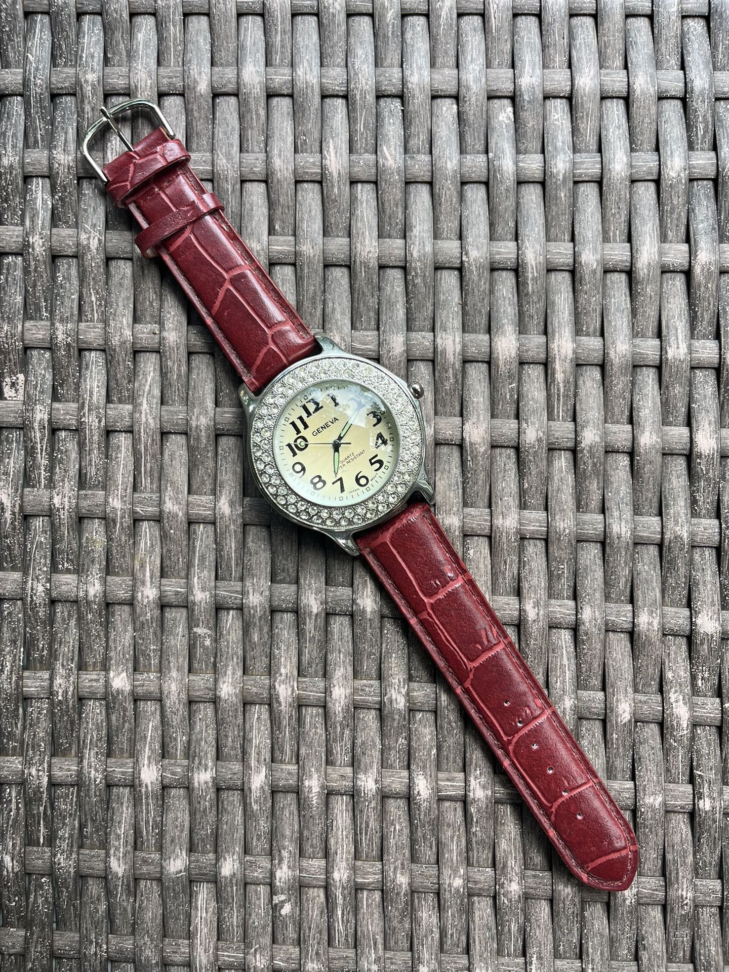 Leather Geneva Women’s Watch