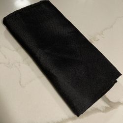 40 Black Polyester Napkins 