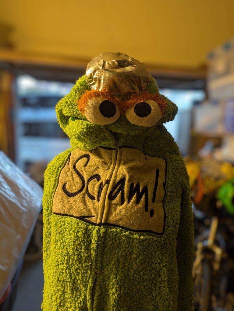 Oscar The Grouch Sesame Street Costume