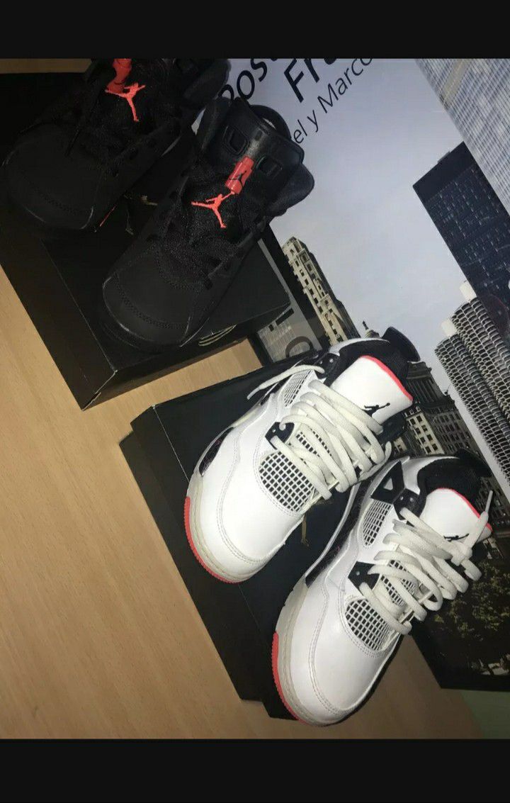 Jordan 6 Infrared (PS) Size 1.5. Jordan 4 Nostalgia (PS) Size 1.