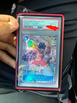 Monkey D. Luffy Manga OP11-118 (JP) PSA10