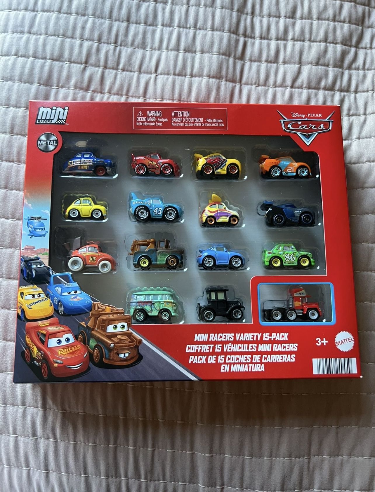 Disney Pixar Cars Mini Racers 15 Pack Collectible Set