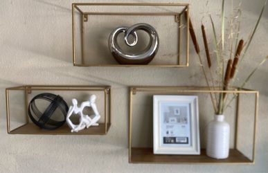 Cute wall shelves set of 3