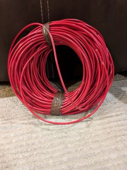 200 ft. Red 6 AWG wire