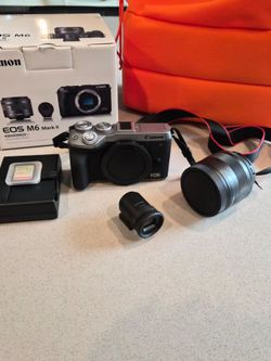 Canon M6 Mark ii silver