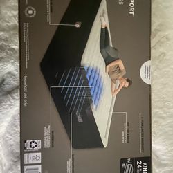 24in King size air bed with built in pump