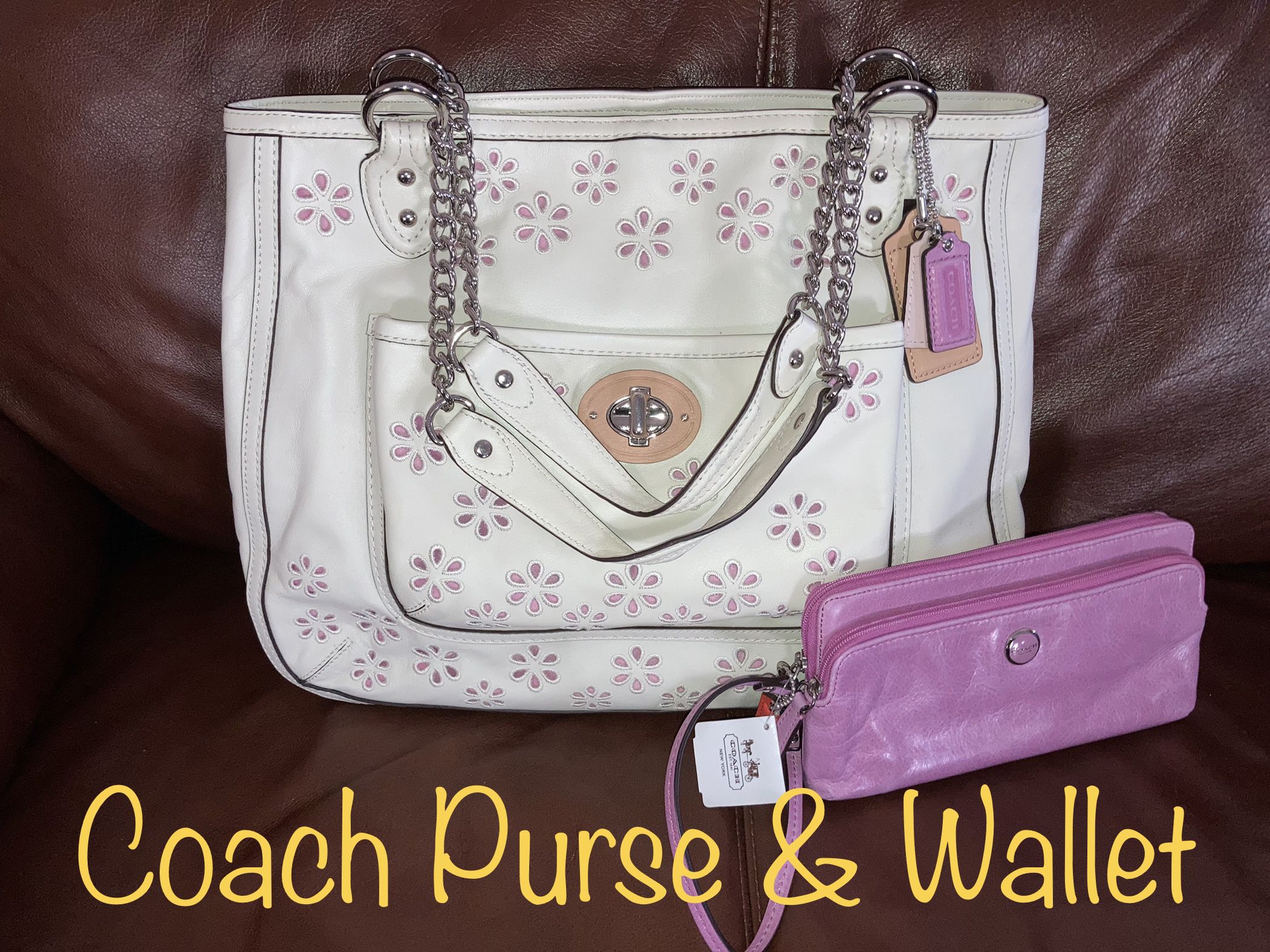Coach purse & wallet NWT