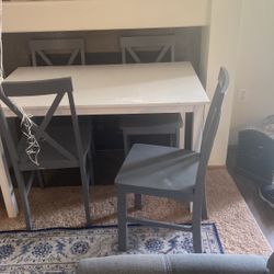 Table And 4 Chairs