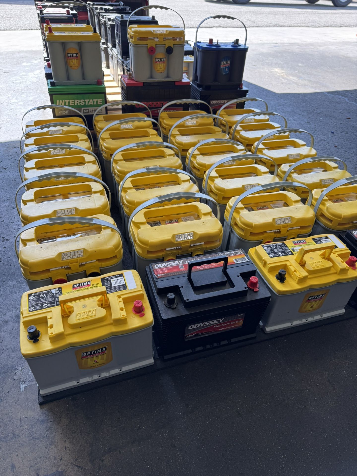 OPTIMA Batteries OPT8014-045 8014-045 D34/78 Yellow Top Dual Purpose car truck Battery.  Bateria Para Carro o Camioneta Model 34 78 Universal with Top