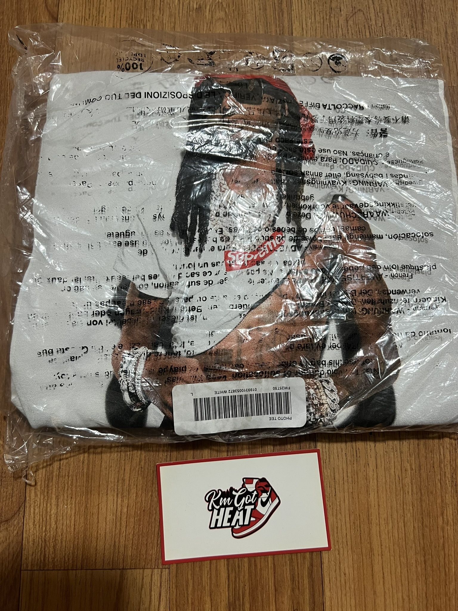 Supreme Playboy Carti Tee White Size Large