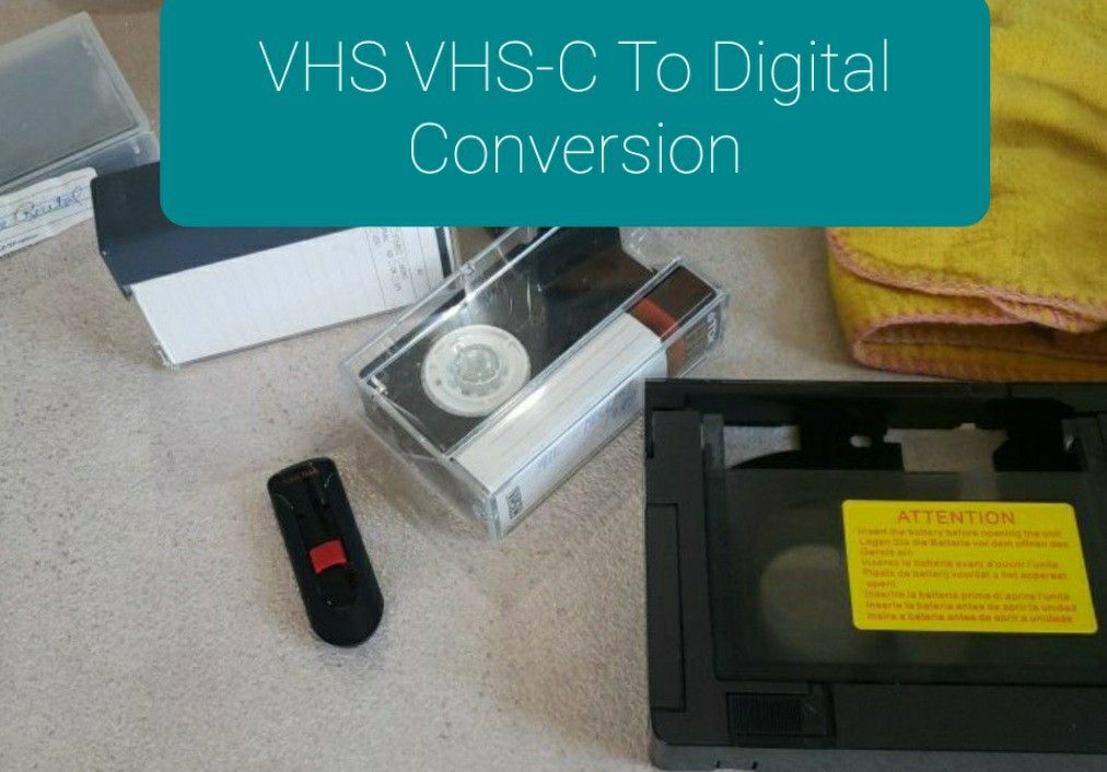 VHS VHS-C Transfer To Digital