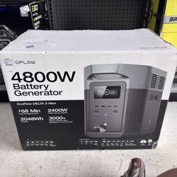 Brand New Sealed EcoFlow Delta 2 Max 4800w Battery Generator 