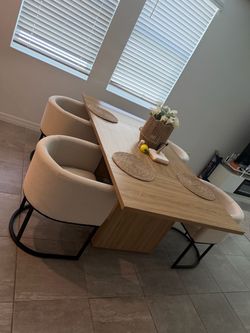 Table and 4 chairs