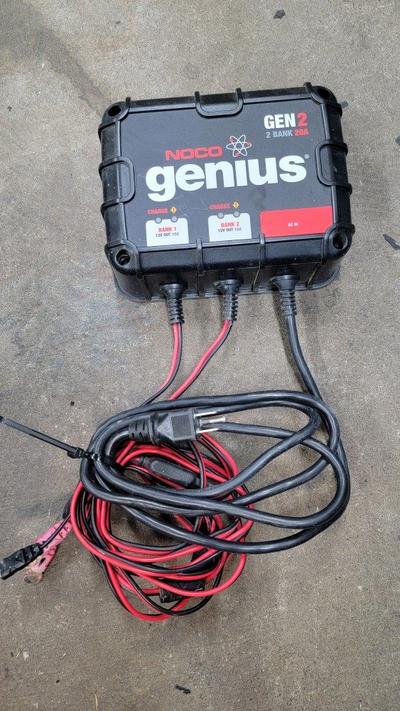 Noco Genius 2 Bank 20amp Charger