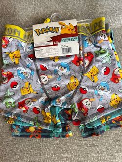 Pokemon Boys Boxer Briefs Dark Grey