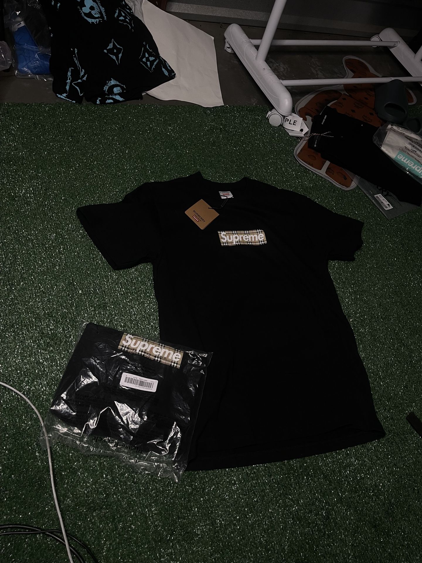 Supreme x Burberry Box Logo