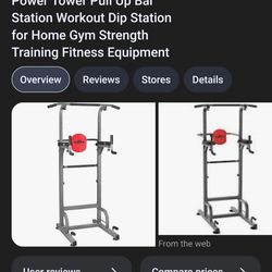 Relife Power Tower Pull-up Bar Dip Station