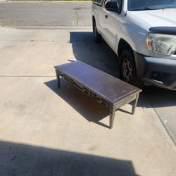 52 x 20 x 15" tall, nice project coffee table 