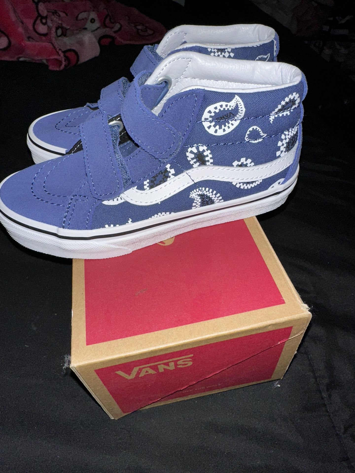 Blue Bandana Vans