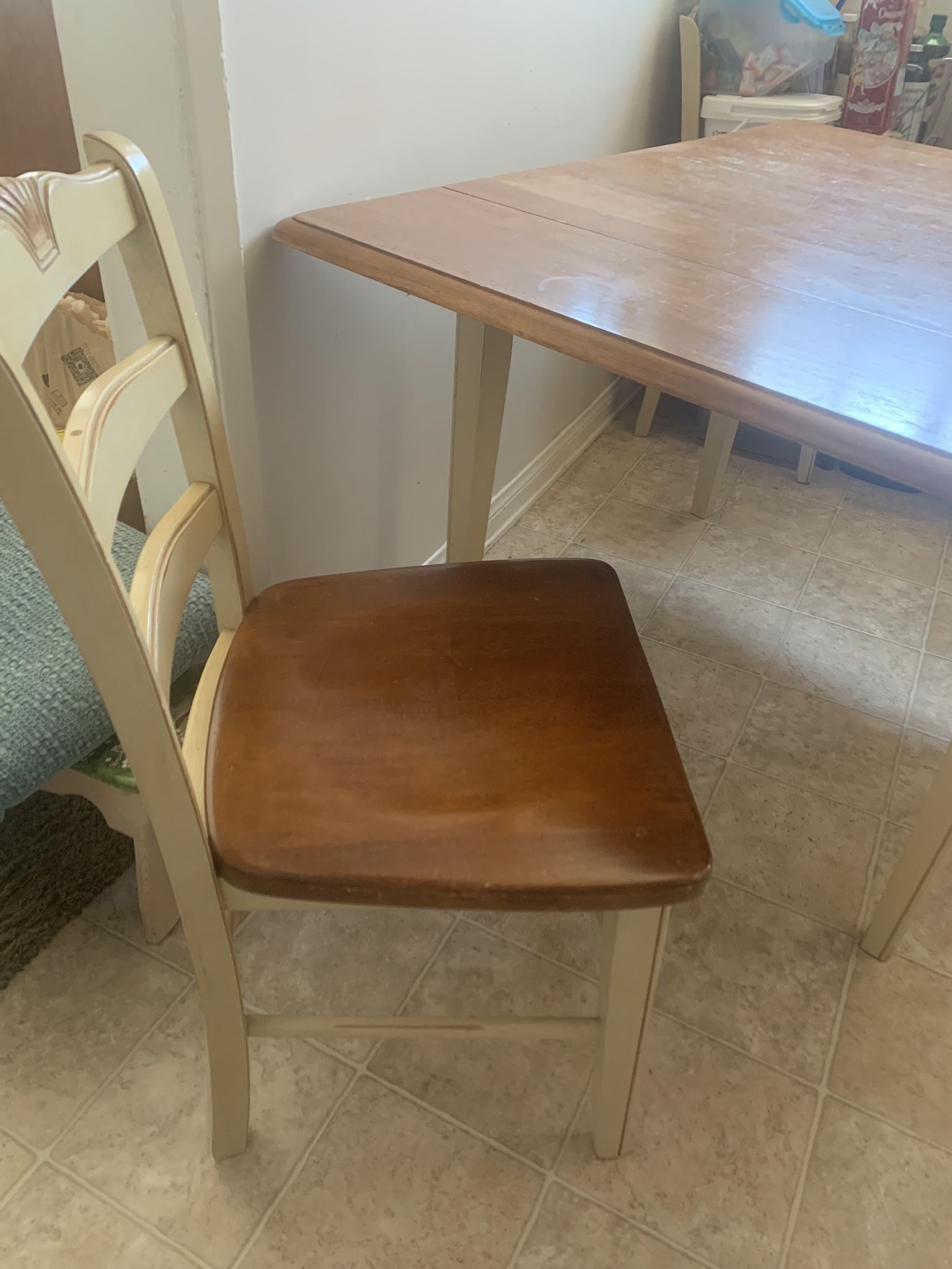 Drop Leaf Kitchen Table With Four Chairs